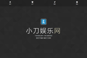 黑色简约团队介绍页源码