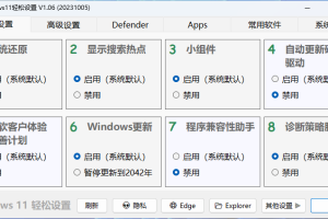 Windows11轻松设置v1.11绿色版