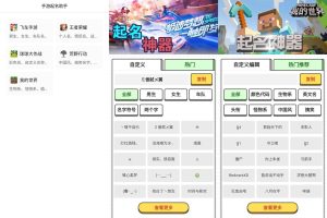 安卓全功能手游起名助手v1.0