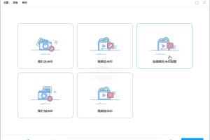 水印管家绿色版 批处理视频图片